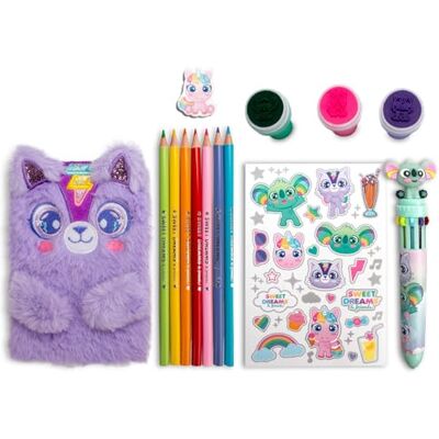 Kids Licensing Sweet Dreams & Friends brevpapper, pennfodral med anteckningsbok, färgpennor och skoltillbehör för flickor Kids Licensing Sweet Dreams & Friends brevpapper, pennfodral med anteckningsbok, färgpennor och skoltillbehör för flickor