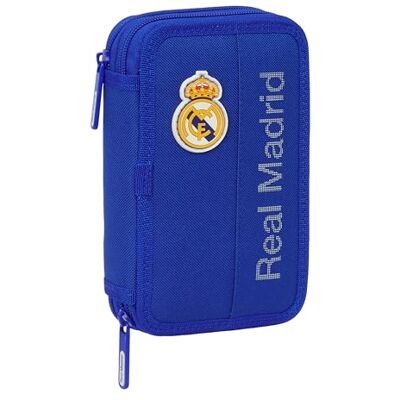 safta REAL MADRID Skolväska för barn, Färgfodral, med 29 användbara ingår, perfekt för barn i åldrarna 5 till 14 år, bekvämt och mångsidigt, kvalitet och styrka, 12,5 x 4 x 19,5 cm safta REAL MADRID Skolväska för barn, Färgfodral, med 29 användbara ingår, perfekt för barn i åldrarna 5 till 14 år, bekvämt och mångsidigt, kvalitet och styrka, 12,5 x 4 x 19,5 cm