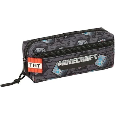 safta MINECRAFT GRAFFITI – litet trefaldigt fodral, barnfodral, perfekt för skolbarn, bekväm och mångsidig, kvalitet och styrka, 22 x 6 x 8,5 cm safta MINECRAFT GRAFFITI – litet trefaldigt fodral, barnfodral, perfekt för skolbarn, bekväm och mångsidig, kvalitet och styrka, 22 x 6 x 8,5 cm
