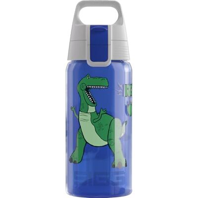 Sigg Vattenflaska för barn – Viva One Disney – Rex & Trixie – lämplig för kolsyrade drycker – läckagesäker – diskmaskinssäker – BPA-fri – sport och skola – blå – 0,5 l Sigg Vattenflaska för barn – Viva One Disney – Rex & Trixie – lämplig för kolsyrade drycker – läckagesäker – diskmaskinssäker – BPA-fri – sport och skola – blå – 0,5 l