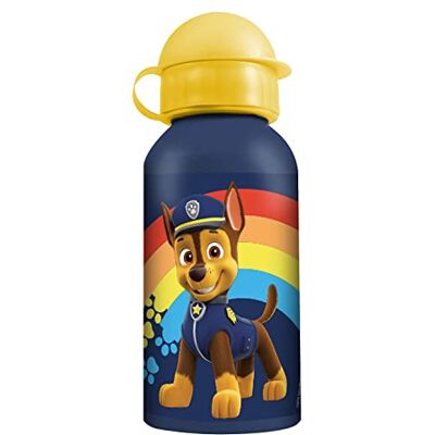 PAW PATROL p:os 25290049 – drickflaska för barn av aluminium, ca 400 ml, aluminiumflaska med stor påfyllningsöppning, bpa- och ftalatfri, perfekt för sport, skola och på vägen PAW PATROL p:os 25290049 – drickflaska för barn av aluminium, ca 400 ml, aluminiumflaska med stor påfyllningsöppning, bpa- och ftalatfri, perfekt för sport, skola och på vägen