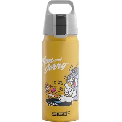 Sigg – aluminiumvattenflaska för barn – WMB ONE Disney Tom & Jerry – kolsyrad – läckagesäker – fjäderlätt – BPA-fri – klimatneutralt certifierad – sport och skola – gul – 0,6 l Sigg – aluminiumvattenflaska för barn – WMB ONE Disney Tom & Jerry – kolsyrad – läckagesäker – fjäderlätt – BPA-fri – klimatneutralt certifierad – sport och skola – gul – 0,6 l