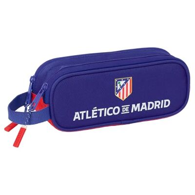 safta MADRID ATLETIK Dubbelt pennfodral för barn, barnfodral, perfekt för skolbarn, bekväm och mångsidig, kvalitet och styrka, 21 x 6 x 8 cm, Röd/blå/vit, M, Avslappnad safta MADRID ATLETIK Dubbelt pennfodral för barn, barnfodral, perfekt för skolbarn, bekväm och mångsidig, kvalitet och styrka, 21 x 6 x 8 cm, Röd/blå/vit, M, Avslappnad
