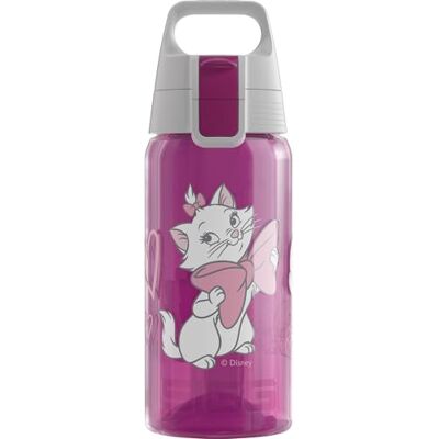 Sigg Vattenflaska för barn – Viva One Disney – Marie – lämplig för kolsyrade drycker – läckagesäker – diskmaskinssäker – BPA-fri – sport och skola – rosa – 0,5 l Sigg Vattenflaska för barn – Viva One Disney – Marie – lämplig för kolsyrade drycker – läckagesäker – diskmaskinssäker – BPA-fri – sport och skola – rosa – 0,5 l