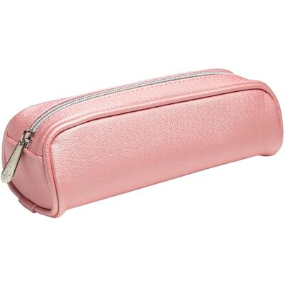 Exacompta Ref. 52680E 1 x Pearl A-line väska i metalliskt konstläder tvättbar med en fuktig trasa fodrad med polyester slumpmässiga färger: blå eller rosa Exacompta Ref. 52680E 1 x Pearl A-line väska i metalliskt konstläder tvättbar med en fuktig trasa fodrad med polyester slumpmässiga färger: blå eller rosa