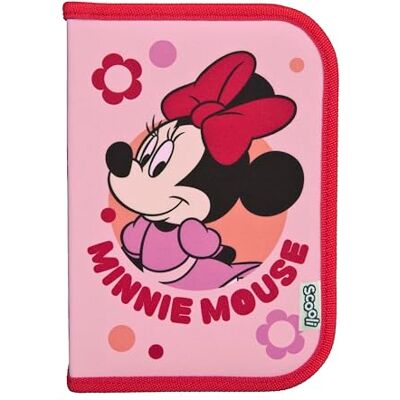 Scooli Fyllt pennfodral Minnie Mouse pennfodral med pennor och tillbehör av hög kvalitet perfekt för skolan, fritiden och resor från 6 år Scooli Fyllt pennfodral Minnie Mouse pennfodral med pennor och tillbehör av hög kvalitet perfekt för skolan, fritiden och resor från 6 år
