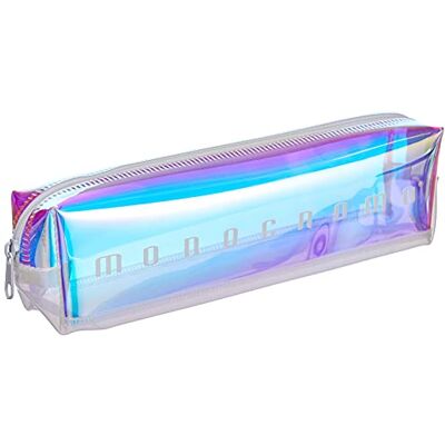 Pigna Iridescent Pencil Case White Pigna Iridescent Pencil Case White