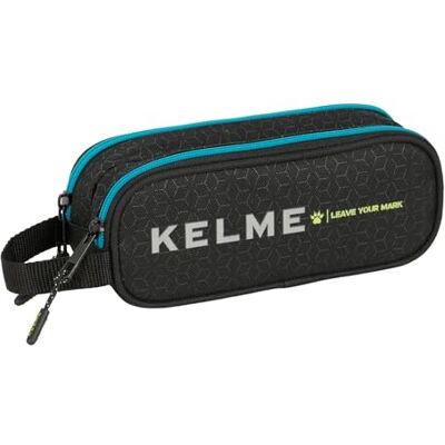 safta KELME Iron Dubbelt pennfodral för barn, barnfodral, perfekt för skolbarn, bekväm och mångsidig, kvalitet och styrka, 21 x 6 x 8 cm, svart, M, Avslappnad safta KELME Iron Dubbelt pennfodral för barn, barnfodral, perfekt för skolbarn, bekväm och mångsidig, kvalitet och styrka, 21 x 6 x 8 cm, svart, M, Avslappnad