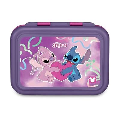 Seven Lilo & Stitch, rosa, 850 ml, värmebeständig, avdelare, diskmaskinssäker, stålbas, skola, sport, resor, barn, flicka Seven Lilo & Stitch, rosa, 850 ml, värmebeständig, avdelare, diskmaskinssäker, stålbas, skola, sport, resor, barn, flicka