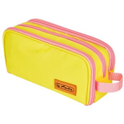 herlitz Dubbel faulenzer uni gul/rosa, 1 st, Gul/rosa, Kindergepäck, skrivpui herlitz Dubbel faulenzer uni gul/rosa, 1 st, Gul/rosa, Kindergepäck, skrivpui