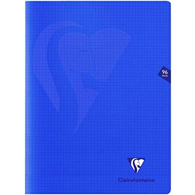 Clairefontaine 322362C En uppsättning med 10 marinblå Mimesys häftade anteckningsböcker 24 x 32 cm 96 sidor små plattor vitt papper 90 g polyproomslag Clairefontaine 322362C En uppsättning med 10 marinblå Mimesys häftade anteckningsböcker 24 x 32 cm 96 sidor små plattor vitt papper 90 g polyproomslag