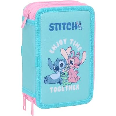 safta STITCH Skolfodral med 37 användbara ingår, barnfodral, barnfodral, perfekt för barn i åldrarna 5 till 14 år, bekvämt och mångsidigt, kvalitet och styrka, 12,5 x 5,5 x 19,5 cm safta STITCH Skolfodral med 37 användbara ingår, barnfodral, barnfodral, perfekt för barn i åldrarna 5 till 14 år, bekvämt och mångsidigt, kvalitet och styrka, 12,5 x 5,5 x 19,5 cm