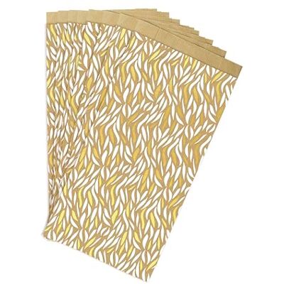 Clairefontaine 394115C Sachet de 50 pochettes kraft, 12x24+4,5cm vagues Clairefontaine 394115C Sachet de 50 pochettes kraft, 12x24+4,5cm vagues