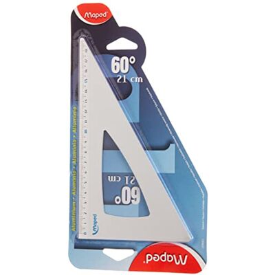 Maped M120621 – draglina aluminium, 21 cm, för 60 vinklar, aluminium Maped M120621 – draglina aluminium, 21 cm, för 60 vinklar, aluminium