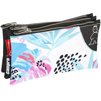 PERONA BAGS Campro Nasau Perona trippel platt pennfodral 58860, Färg:, tillfällig PERONA BAGS Campro Nasau Perona trippel platt pennfodral 58860, Färg:, tillfällig