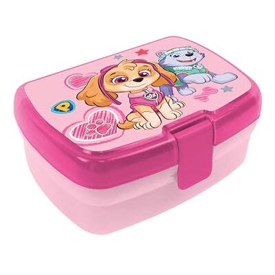 p:os 35418 – Paw Patrol lunchlåda för barn med ett fack, matlåda av plast med klämlås, vesperlåda för dagis, skola och fritid p:os 35418 – Paw Patrol lunchlåda för barn med ett fack, matlåda av plast med klämlås, vesperlåda för dagis, skola och fritid