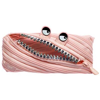 ZIPIT Grillz pennfodral för tjejer fodral för 30 pennor, maskintvättbar består av en lång dragkedja! (Persika) ZIPIT Grillz pennfodral för tjejer fodral för 30 pennor, maskintvättbar består av en lång dragkedja! (Persika)