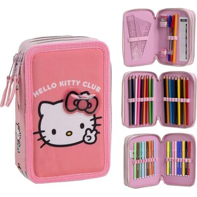 CERDÁ LIFE'S LITTLE MOMENTS Hello Kitty pennfodral med Giotto-tillbehör ingår Hello Kitty komplett pennfodral för flickor med markörer, pennor och skrivmaterial CERDÁ LIFE'S LITTLE MOMENTS Hello Kitty pennfodral med Giotto-tillbehör ingår Hello Kitty komplett pennfodral för flickor med markörer, pennor och skrivmaterial
