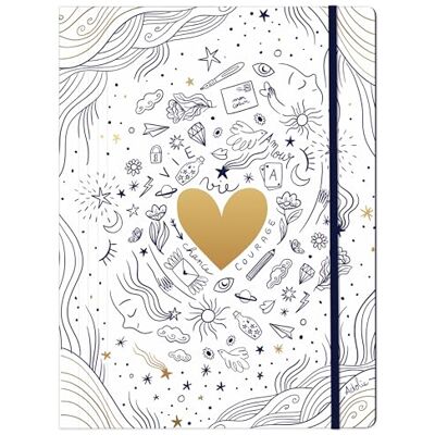 Clairefontaine 116298C Adolie, Chemise à élastique 24x32cm Clairefontaine 116298C Adolie, Chemise à élastique 24x32cm