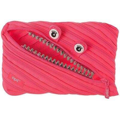 ZIPIT Grillz Stort pennfodral, rymmer upp till 60 pennor, maskintvättbart, tillverkat av en lång dragkedja! (Rosa) ZIPIT Grillz Stort pennfodral, rymmer upp till 60 pennor, maskintvättbart, tillverkat av en lång dragkedja! (Rosa)