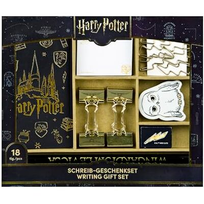 Undercover – Harry Potter Fashion skrivset – 18 delar med minianteckningsbok, pennor, suddgummi, pennvässare, självhäftande anteckningar, gem blå Undercover – Harry Potter Fashion skrivset – 18 delar med minianteckningsbok, pennor, suddgummi, pennvässare, självhäftande anteckningar, gem blå