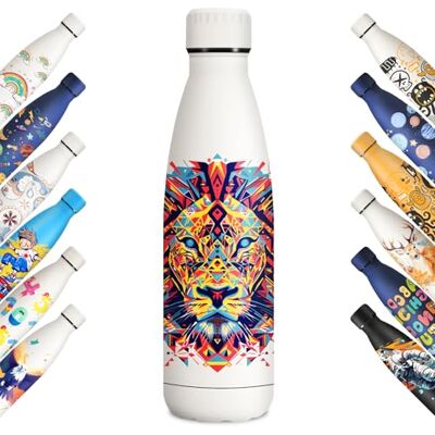KollyKolla 500ml Termisk Flaska, Personlig Vattenflaska, BPA-fri, läckagesäker Termisk Vattenflaska, Dubbel Vägg, Termisk Flaska för Pojkar, Flickor, Gym, Utomhus, Ecole KollyKolla 500ml Termisk Flaska, Personlig Vattenflaska, BPA-fri, läckagesäker Termisk Vattenflaska, Dubbel Vägg, Termisk Flaska för Pojkar, Flickor, Gym, Utomhus, Ecole