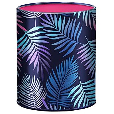 Viquel tropisk metallpennburk skrivbordspennor blå och rosa Viquel tropisk metallpennburk skrivbordspennor blå och rosa