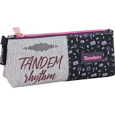 OFITURIA Tandem Music School Organizer Case Tjock Metal Blixtlås, Rektangulärt fodral med enda fack ficka Mått 21 x 9 x 5 cm OFITURIA Tandem Music School Organizer Case Tjock Metal Blixtlås, Rektangulärt fodral med enda fack ficka Mått 21 x 9 x 5 cm