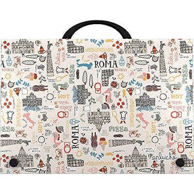 Grafoplás 37402426. Skolväska med handtag, Polypropylen Kollektion Epluche, Rom Grafoplás 37402426. Skolväska med handtag, Polypropylen Kollektion Epluche, Rom