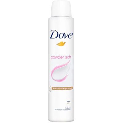 Dove Deodorant antiperspirant spray halvkomprimerat puder mjukt 48 timmars svettskydd 200 ml Dove Deodorant antiperspirant spray halvkomprimerat puder mjukt 48 timmars svettskydd 200 ml