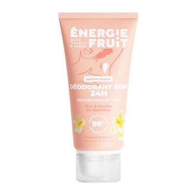 ENERGIE FRUIT Deocrème effektiv vårddeodorant 24 timmar praktisk mjukhetsapplikator, monoi-doft krämtextur, 99% naturlig, alkoholfri alla hudtyper tillverkad i Frankrike 50 ml ENERGIE FRUIT Deocrème effektiv vårddeodorant 24 timmar praktisk mjukhetsapplikator, monoi-doft krämtextur, 99% naturlig, alkoholfri alla hudtyper tillverkad i Frankrike 50 ml