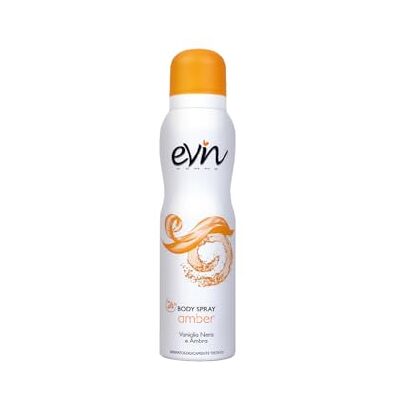 EVIN FEMME Deodorant för kvinnor, spray amber, doft svart vanilj och bärnsten, aktiv formel för 24 h, 150 ml EVIN FEMME Deodorant för kvinnor, spray amber, doft svart vanilj och bärnsten, aktiv formel för 24 h, 150 ml