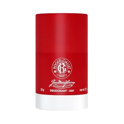 ROGER & GALLET Jean Marie Farina 24H deodorant original friskhet skimrande citrus och medelhavsnoter skydd, fräschar upp och parfym aluminiumfri, inga spår på kläder ROGER & GALLET Jean Marie Farina 24H deodorant original friskhet skimrande citrus och medelhavsnoter skydd, fräschar upp och parfym aluminiumfri, inga spår på kläder