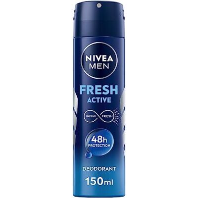 NIVEA MEN Fresh Active Deodorant, 6 x 150 ml NIVEA MEN Fresh Active Deodorant, 6 x 150 ml