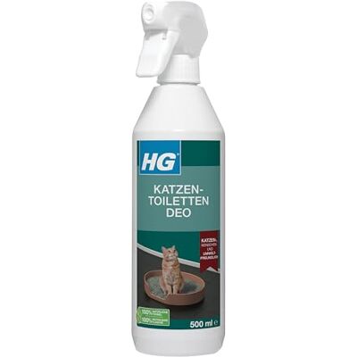 HG Deodorant för kattlåda, naturlig luktneutraliserare för kattlådor och katturin, djurvänlig fräschare för kattströ, håller kattkullen fräsch längre – 500 ml HG Deodorant för kattlåda, naturlig luktneutraliserare för kattlådor och katturin, djurvänlig fräschare för kattströ, håller kattkullen fräsch längre – 500 ml