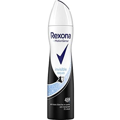 Rexona Deodorant dam spray anti-transpirant osynlig aqua 200 ml – 1 st. Rexona Deodorant dam spray anti-transpirant osynlig aqua 200 ml – 1 st.