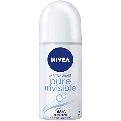 NIVEA Pure Invisible Ball (1 x 50 ml), deodorant för kvinnor 72 timmars skydd, anti-perspirant armhålor och delikat doft, osynligt skydd mot vita och alkoholfria spår NIVEA Pure Invisible Ball (1 x 50 ml), deodorant för kvinnor 72 timmars skydd, anti-perspirant armhålor och delikat doft, osynligt skydd mot vita och alkoholfria spår