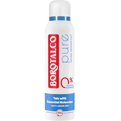 Borotalco Deodorant Spray Pure Natural 150 ml Borotalco Deodorant Spray Pure Natural 150 ml