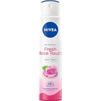 NIVEA Antiperspirant Fresh Rose Touch spray, 250 ml NIVEA Antiperspirant Fresh Rose Touch spray, 250 ml