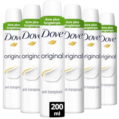Dove Original antiperspirant antiperspirant spray deodorant 6 x 200 ml Dove Original antiperspirant antiperspirant spray deodorant 6 x 200 ml