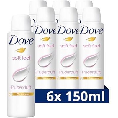 Dove 8712561820837 Anti-Transpirant Spray, Paket med 6 (6 x 150Ml) Dove 8712561820837 Anti-Transpirant Spray, Paket med 6 (6 x 150Ml)