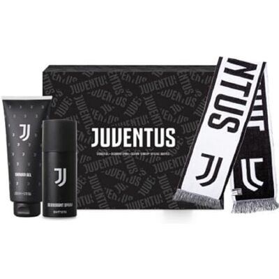 DIAMOND INTERNATIONAL JUVENTUS Presentförpackning för män, Deodorant 150 ml + duschkräm 200 ml + halsduk DIAMOND INTERNATIONAL JUVENTUS Presentförpackning för män, Deodorant 150 ml + duschkräm 200 ml + halsduk