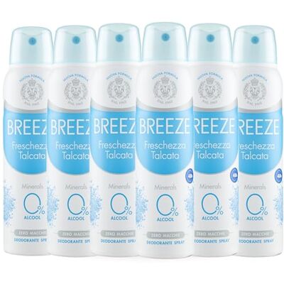 Breeze Deodorant Spray Fräschhet Talik, 6 x 150 ml Breeze Deodorant Spray Fräschhet Talik, 6 x 150 ml
