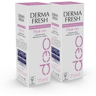 Dermafresh Hypersvettning Roll On aktiv deodorant, antiperspirant, 2 deodoranter 75 ml Dermafresh Hypersvettning Roll On aktiv deodorant, antiperspirant, 2 deodoranter 75 ml