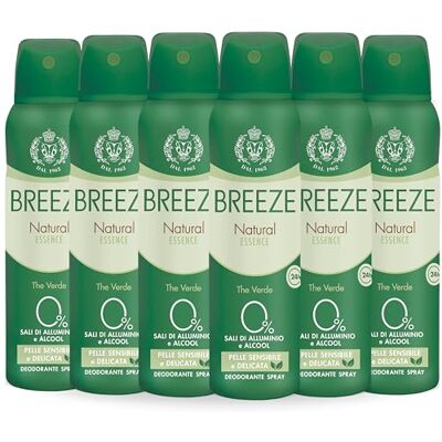 Breeze Natural Essence Spray Deodorant 6 x 150 ml Breeze Natural Essence Spray Deodorant 6 x 150 ml