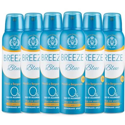 Breeze Spray Blue Deodorant 6 x 150 ml Breeze Spray Blue Deodorant 6 x 150 ml