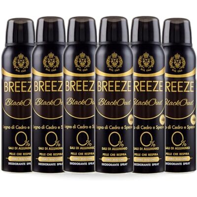 Breeze Blackoud Deodorant Spray 6 x 150 ml Breeze Blackoud Deodorant Spray 6 x 150 ml