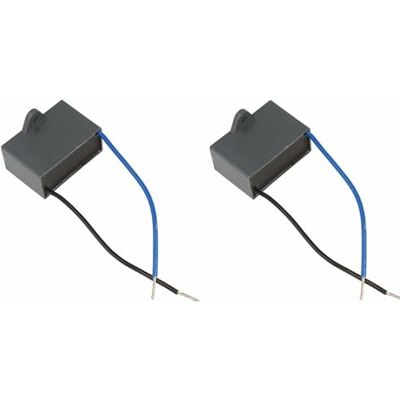 cyclingcolors 2 x startkondensator för CBB61 5uF 450V 2 kablar 100 mm gräsklippare gräsklippare kompressor cyclingcolors 2 x startkondensator för CBB61 5uF 450V 2 kablar 100 mm gräsklippare gräsklippare kompressor