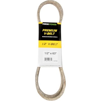 MAXPOWER 347506 Premium bälte förstärkt med kevlar fibersladdar, 1/2 tum x 63 tum MAXPOWER 347506 Premium bälte förstärkt med kevlar fibersladdar, 1/2 tum x 63 tum