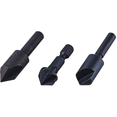 Amtech - 3-delat avfasningssats - 12mm - Stål - Avfasningssats Amtech - 3-delat avfasningssats - 12mm - Stål - Avfasningssats